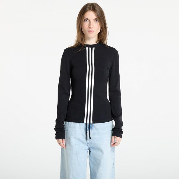 Tričko Y-3 Fitted Long Sleeve Cinch Black L