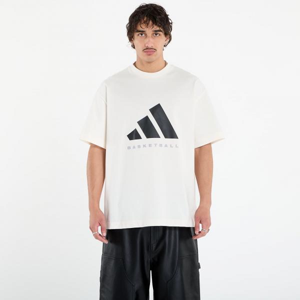 Tričko adidas Basketball T-Shirt Chalk White L