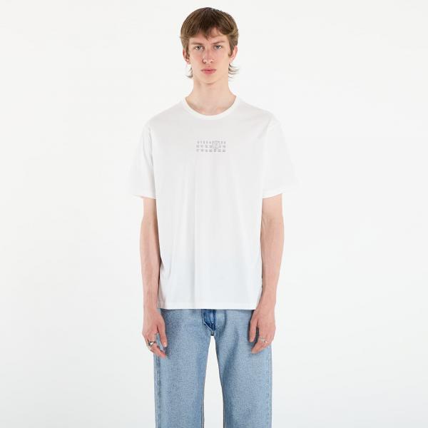 Tričko MM6 Broken Plate Print T-Shirt Off White S