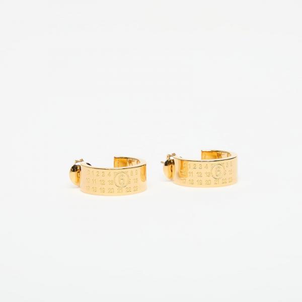 Náušnice MM6 Avp Earrings Yellow Gold Polished Universal