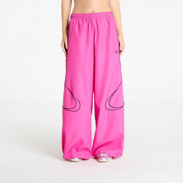 Kalhoty adidas Teamgeist Adicolor Oversized Woven Track Pant Semi Lucid Fuchsia L