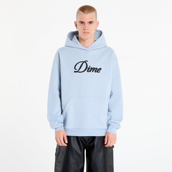 Mikina DIME Cursive Hoodie UNISEX Blue Fog L