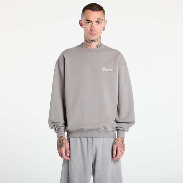 Mikina REPRESENT Owners Club Script Sweater Slate XXL