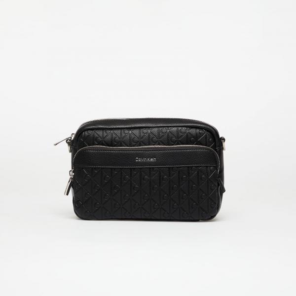 Taška Calvin Klein Emblem Aop Emboss Crossover Black Universal