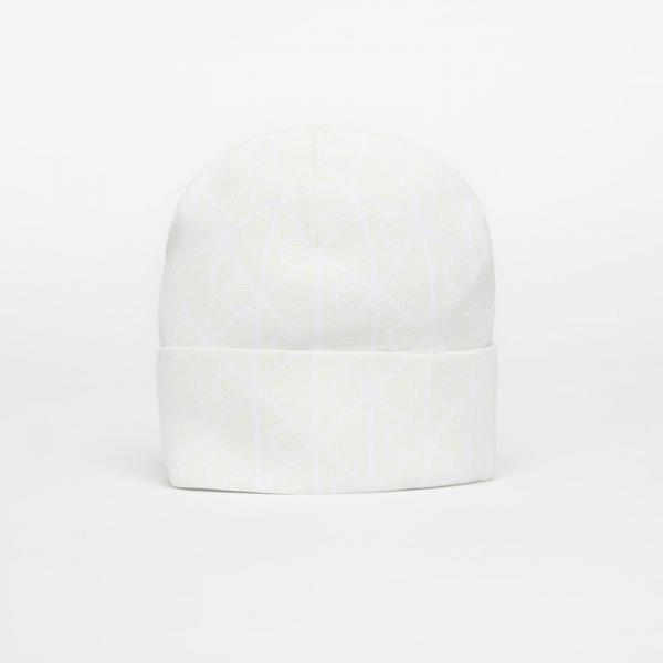 Čepice Calvin Klein Emblem Aop Jcq Fine Hat Khaki Universal