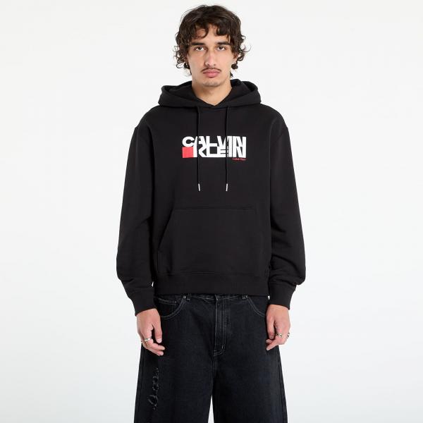 Mikina Calvin Klein Jeans LS Terry Sweatshirt Black L