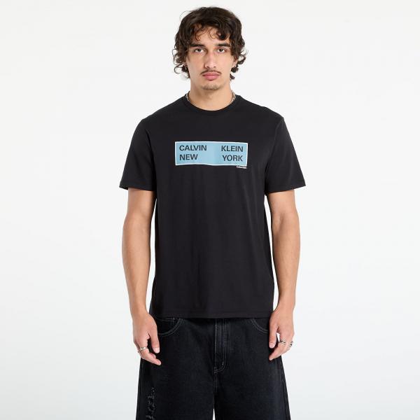 Tričko Calvin Klein Jeans SS CK NY Box Graphic Tee Black M