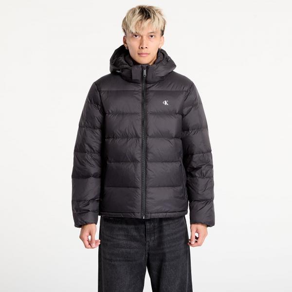 Bunda Calvin Klein Jeans Ls Nylon Zip Off Hooded Jacket Black XL