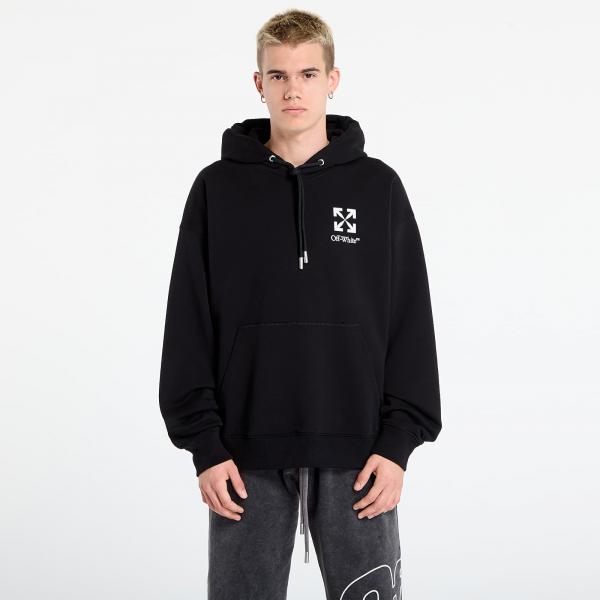 Mikina Off-White Small Arrow Skate Hoodie Black/ White M