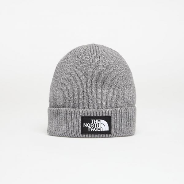 Čepice The North Face Tnf Logo Box Cuffed Beanie Grey Heather OS