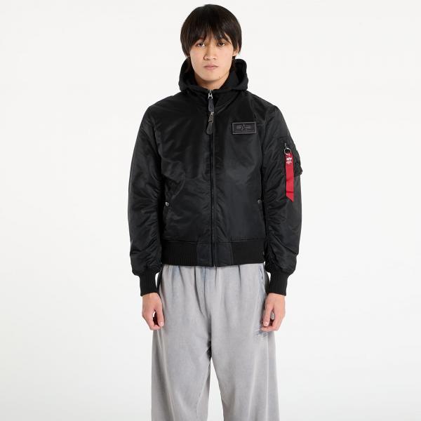 Bomber Alpha Industries MA-1 D-Tec Hood Bomber Jacket Black/ Black M