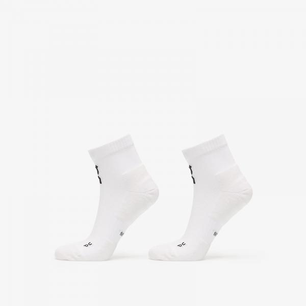 Ponožky On Core Run Sock Mid 2-Pack White L