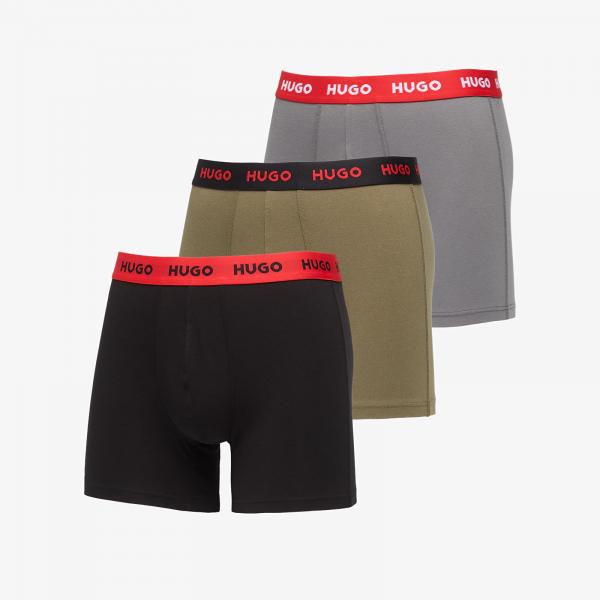 Boxerky Hugo Boss Boxer Briefs 3-Pack Multicolor L