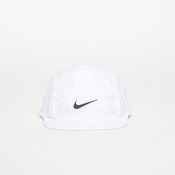 Kšiltovka Nike Dri-FIT Fly Unstructured Swoosh Cap White/ Anthracite/ Black S/M