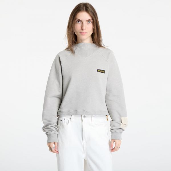 Mikina Columbia High Cascades™ Crop French Terry LS Dark Stone M