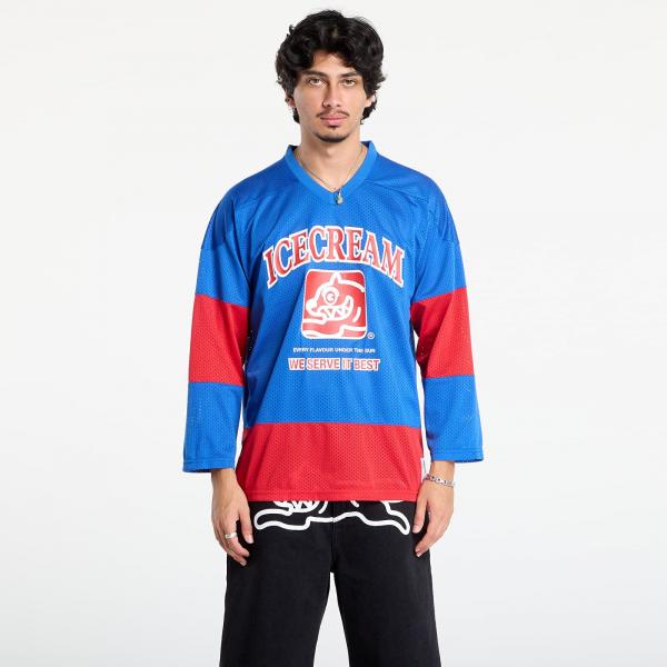Dres Billionaire Boys Club Icecream Team Hockey Shirt Blue/Red L