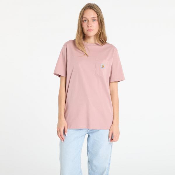 Tričko Carhartt WIP S/S Pocket T-Shirt UNISEX Glassy Pink XL
