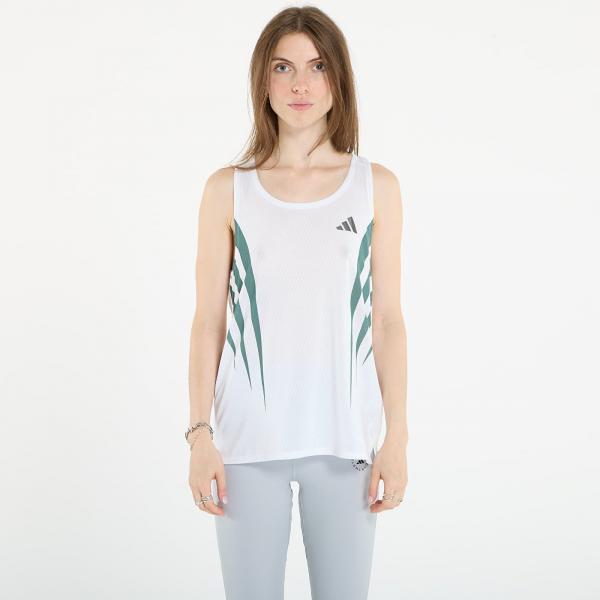 Tílko adidas Adizero Archive Running Singlet White XS