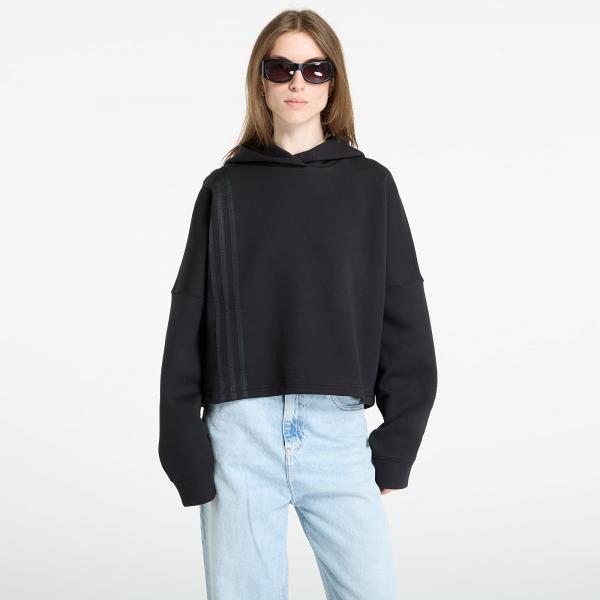 Mikina adidas Off Placed 3-Stripes Hoodie Black XL