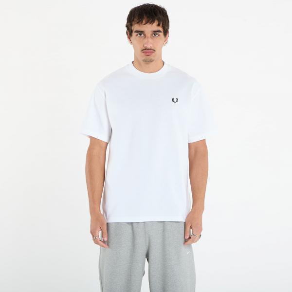 Tričko FRED PERRY Relaxed T-Shirt White M