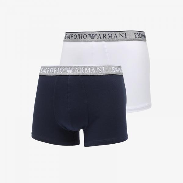 Boxerky EA7 Emporio Armani Bottom Trunk 2-Pack Armani Blue/ White XL