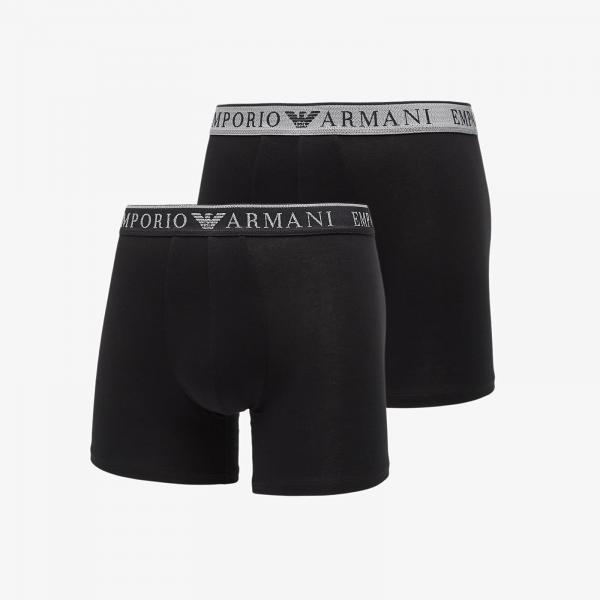 Boxerky EA7 Emporio Armani Bottom Trunk 2-Pack Black/ Black S