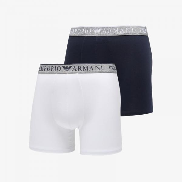 Boxerky EA7 Emporio Armani Bottom Trunk 2-Pack Armani Blue/ White S