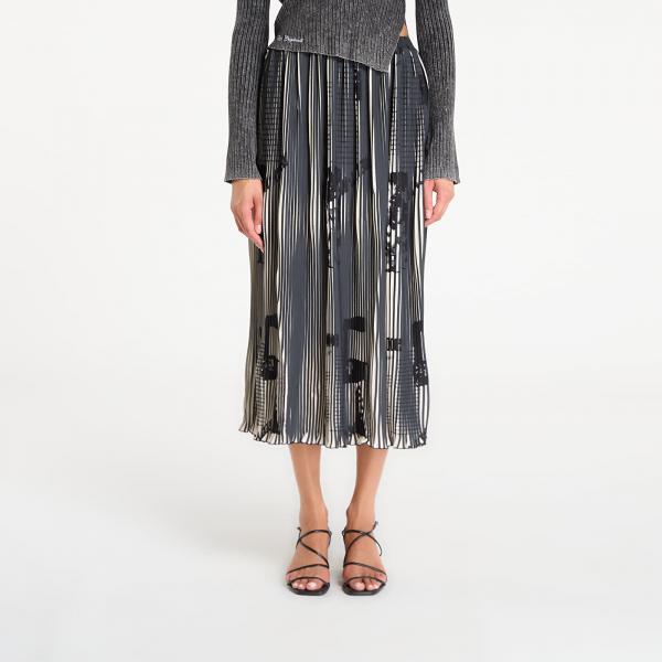 Sukně Desigual Newspapers Skirt Black M