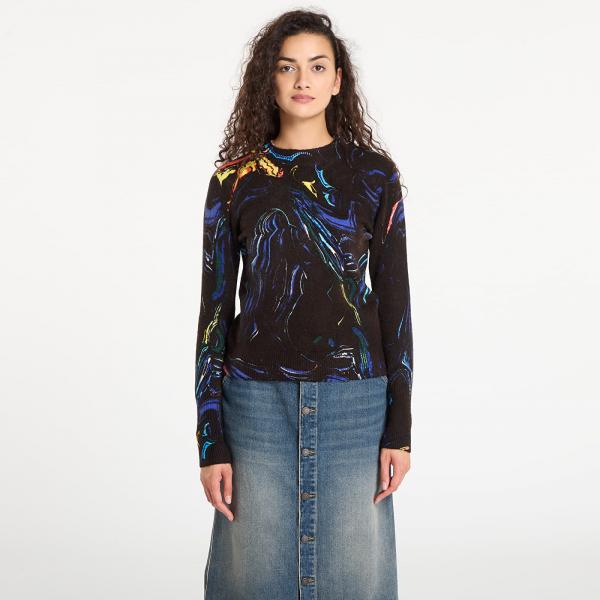 Svetr Desigual Butterfly Christian Lacroix Sweater Black L