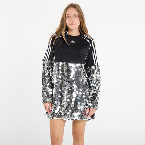 Šaty adidas Adilenium Season 4 Teamgeist Sequins Mini Dress Black S