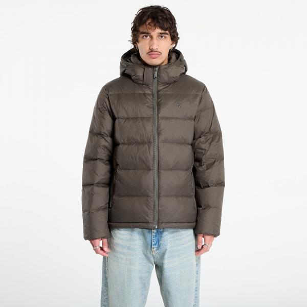 Péřovka Calvin Klein Jeans Ls Nylon Zip Off Hooded Jacket Grey S