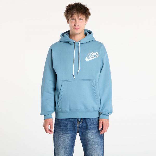 Mikina Nike Solo Swoosh Men's Fleece Hoodie Smokey Blue S