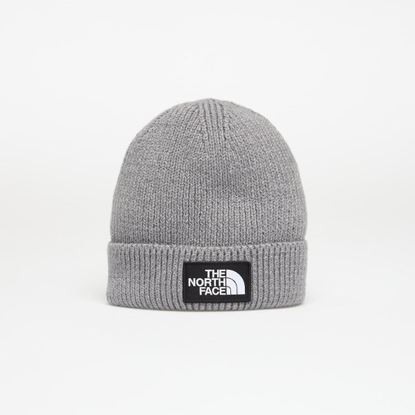 Čepice The North Face Tnf Logo Box Cuffed Beanie Grey Heather OS