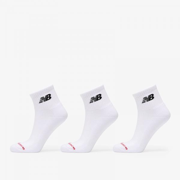Ponožky New Balance Everyday Ankle Socks 3-Pack White XL