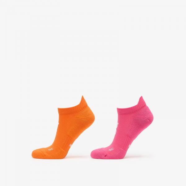 Ponožky On Core Run Sock Low 2-Pack Flame/ Pink M