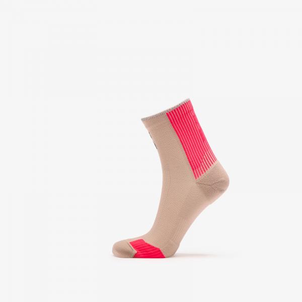 Ponožky On Performance Run Sock Mid Desert/ Pink XS