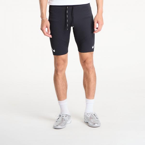 Šortky Nike AeroSwift Men's Dri-FIT ADV Running 1/2-Length Tights Black/ Summit White XXL