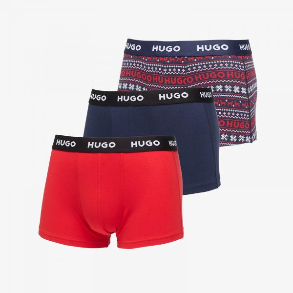 Boxerky Hugo Boss Trunk 3-Pack Design Multicolor M