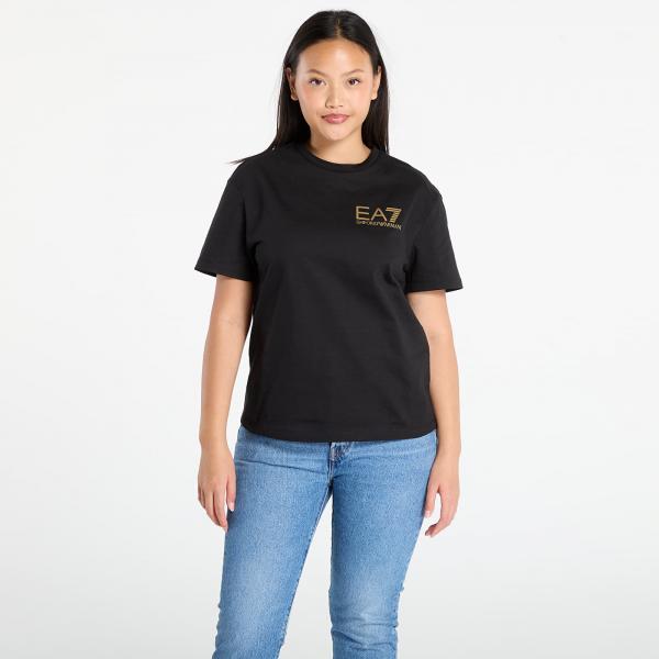 Tričko EA7 Emporio Armani Train Logo Series W Tee Ss Ext Black And Gold L