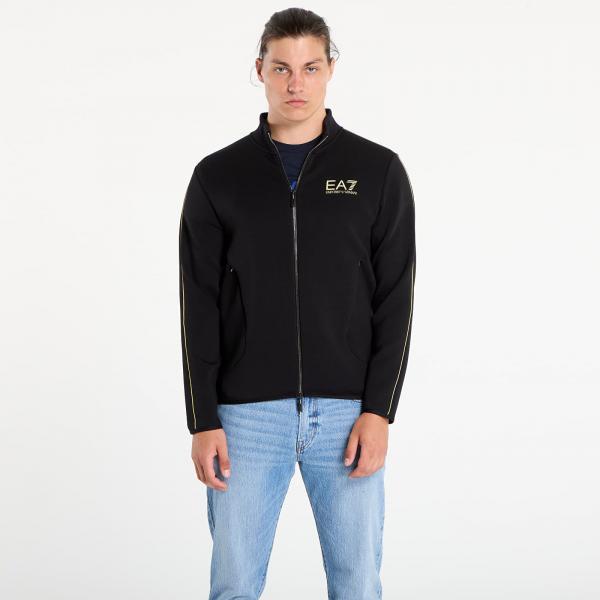 Mikina EA7 Emporio Armani Train Gold Label M T-Top Fz Vi Black L