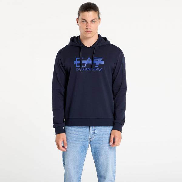 Mikina EA7 Emporio Armani Train Logo Series M Hoodie Rn Armani Blue L