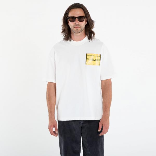 Tričko AllSaints Violation Ss Crew Chalk White S