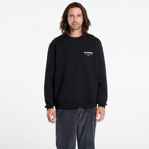 Mikina AllSaints Underground Crew Jet Black XS