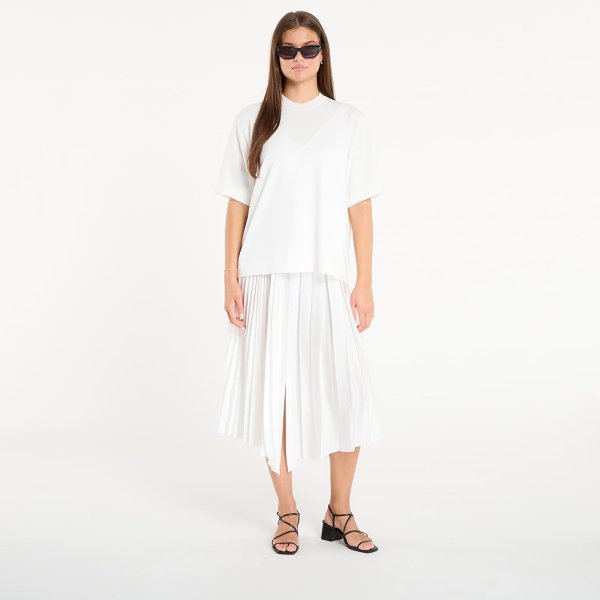 Šaty AllSaints Jax Tee Dress Chalk White XS