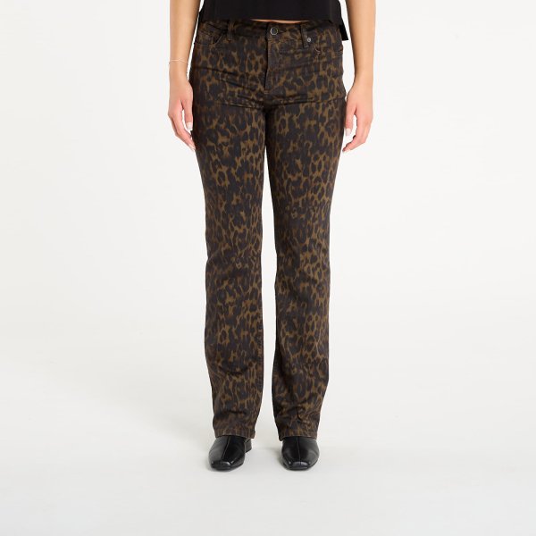 Džíny AllSaints Haldan Slim Bootcut Leppo Brown 28