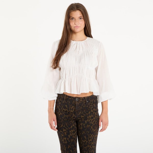 Tričko AllSaints Melani Top Antique White 8