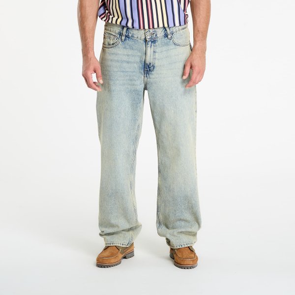 Kalhoty Guess Originals Baggy Pant Washed Blue 33