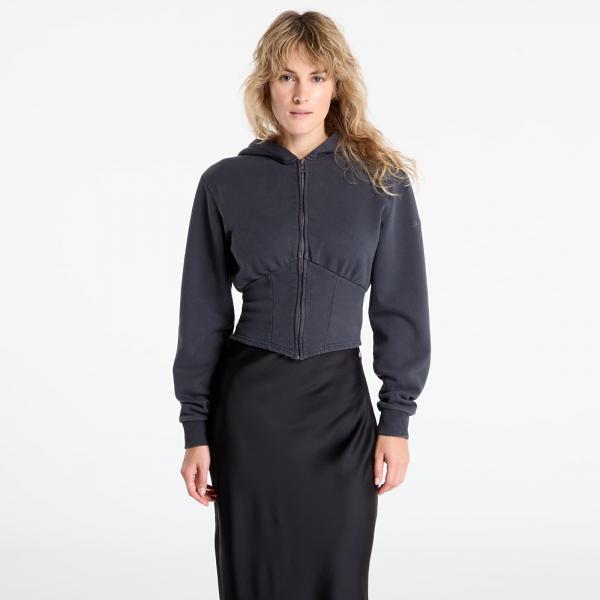 Mikina Guess Originals Corset Hoodie Washed Black L