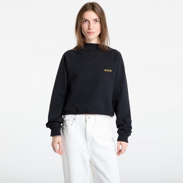 Mikina Columbia High Cascades™ Crop French Terry LS Black XS