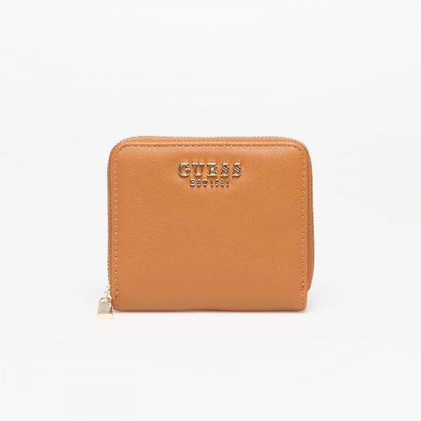 Peněženka GUESS Talent Slg Small Zip Around Caramel Universal